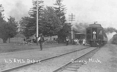 Quincy Depot with train